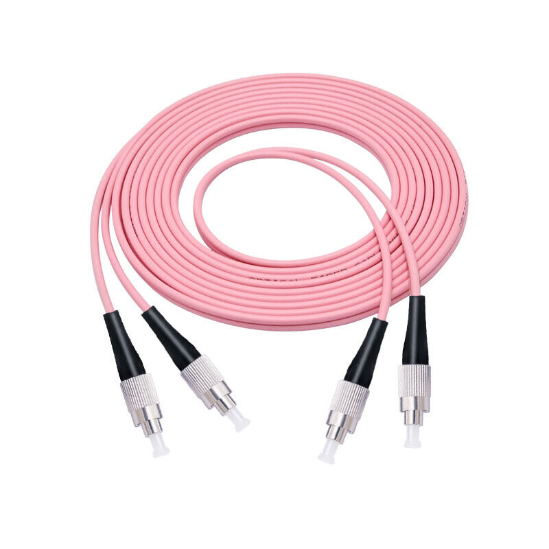 1-40m LC to LC/FC/SC/ST UPC Duplex OM4 Multi Mode Fiber Optical Patch Cord Cable