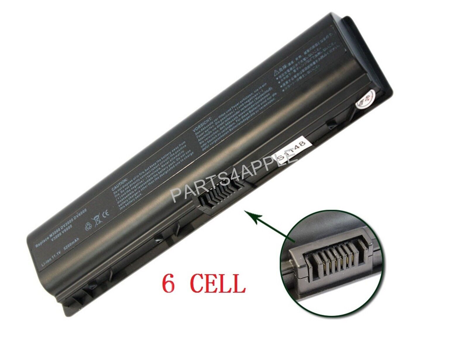 Generic Laptop Battery Replacement for HP G6000 G6010EG G6030EA 6 CELL