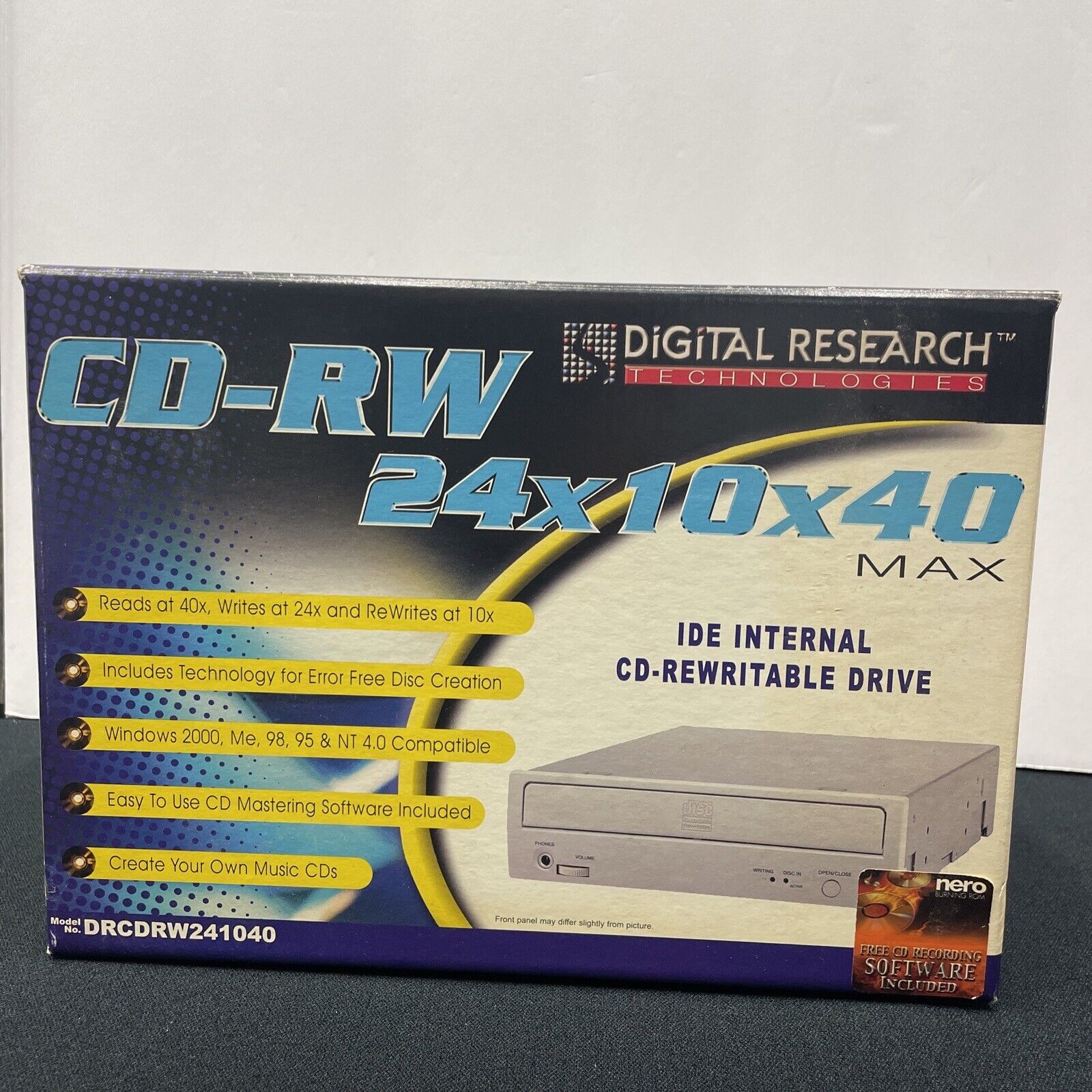 Digital Research Technologies - Internal CD-RW Drive 24x10x40