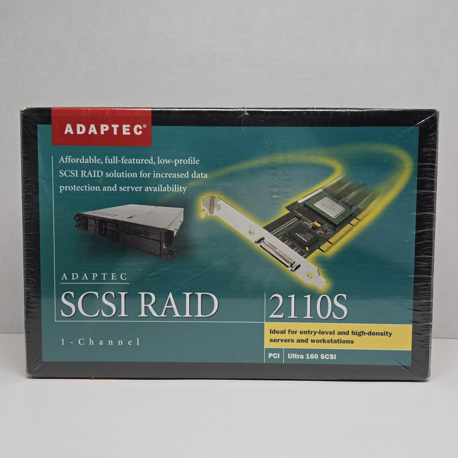 Adaptec SCSI RAID 2110S 64-bit/66MHz PCI Ultra 160 SCSI NEW SEALED 
