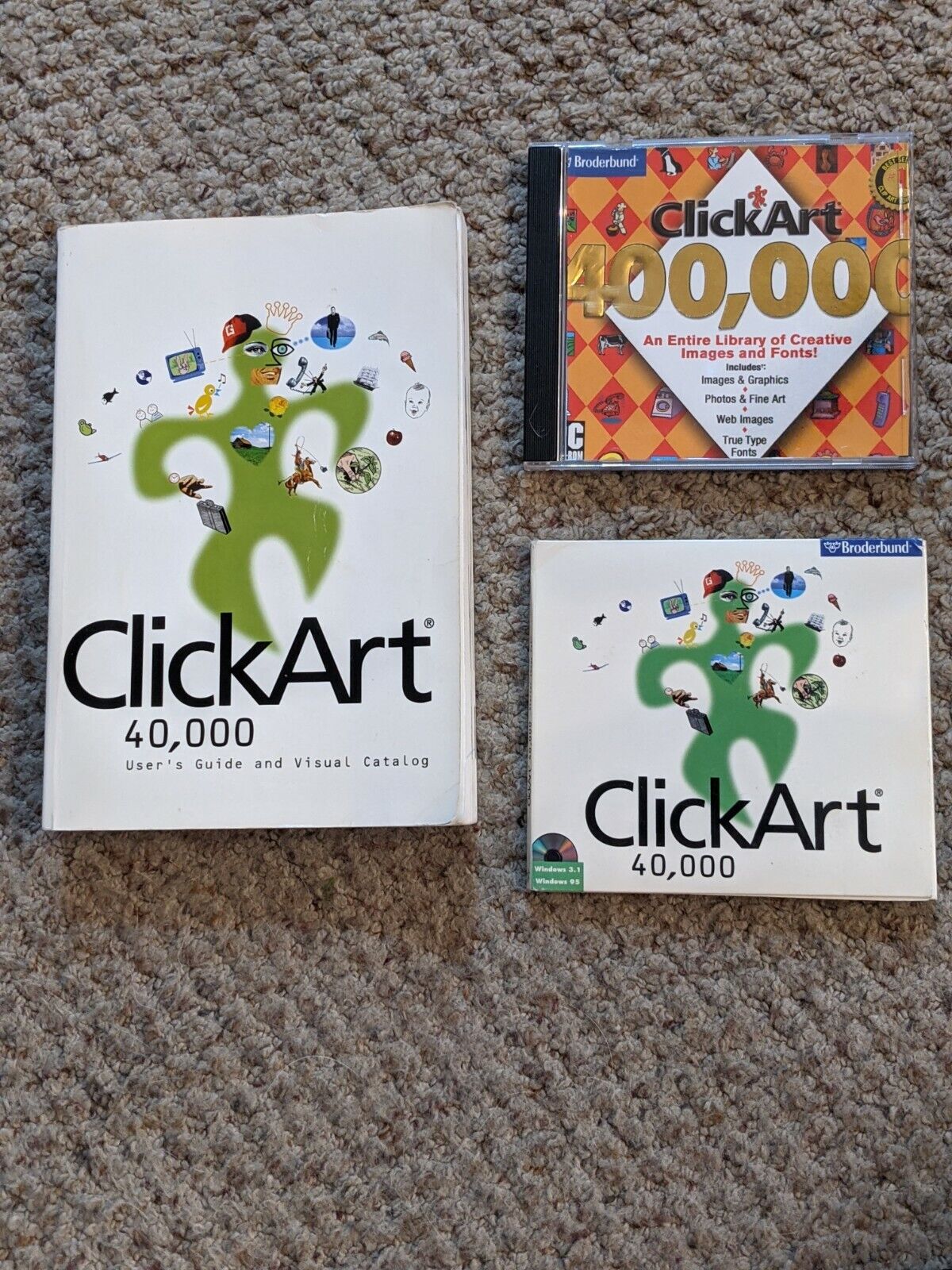 Click Art 40,000 Starter Image Paxk W/ Guide + Click Art 400,000 Clip Art Pack