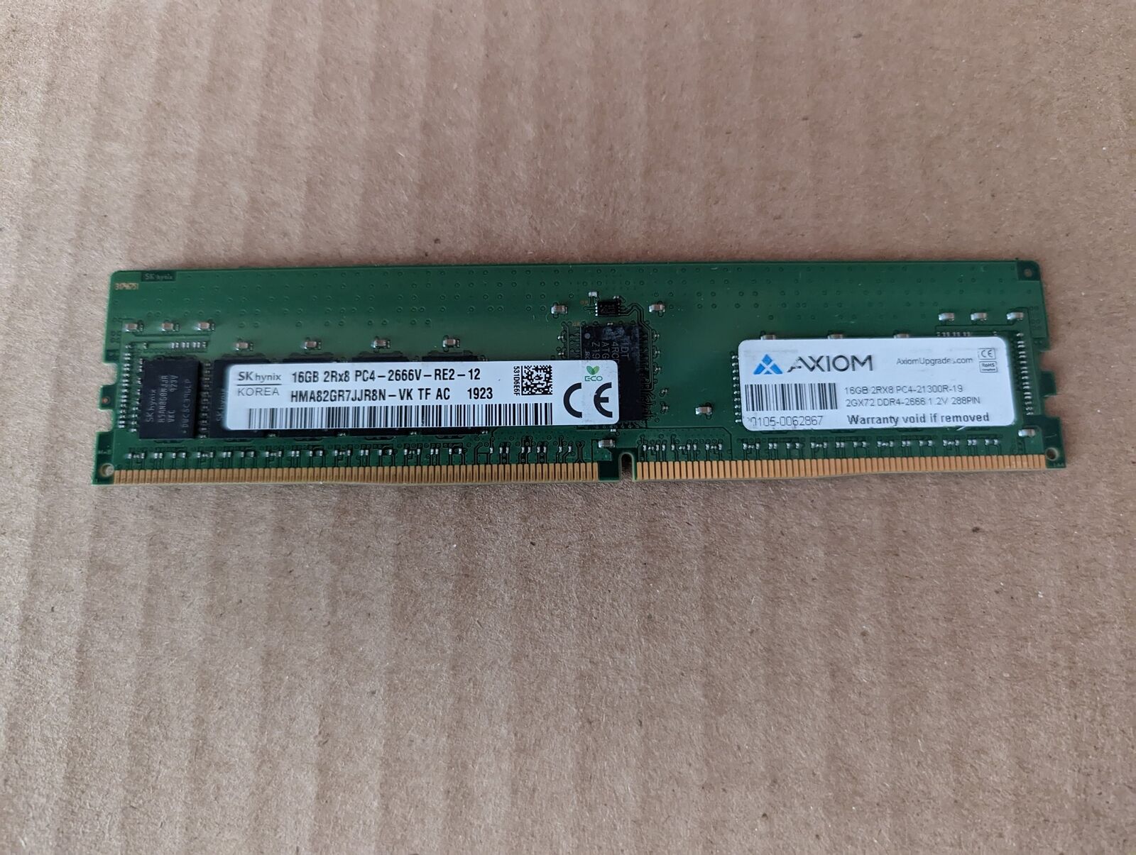 SK HYNIX HMA82GR7JJR8N-VK 16GB DDR4 ECC SERVER MEMORY MODULE RAM V1-4(8)