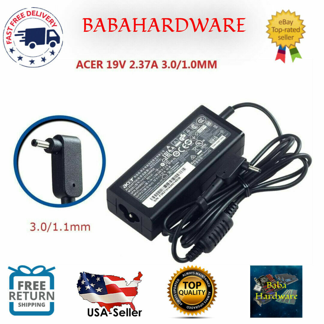 19V 3.42A 65W Laptop Aftermarket Replacement Charger For Acer Aspire 3.0*1.1mm