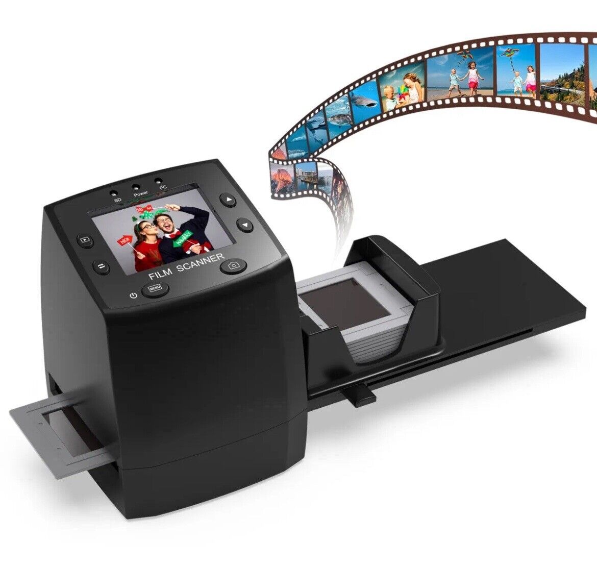 135 Film Negative Scanner High Resolution Slide Viewer Convert Film To Digital