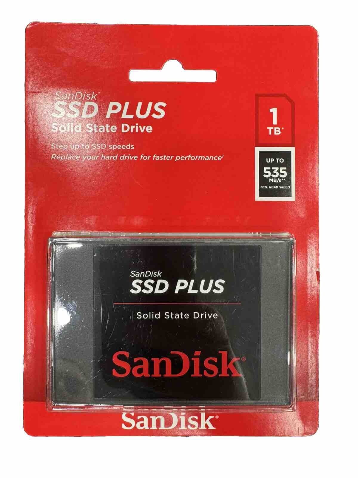 BRAND NEW SanDisk SDSSDA1T00G27 1TB, 2.5 inch Internal SSD