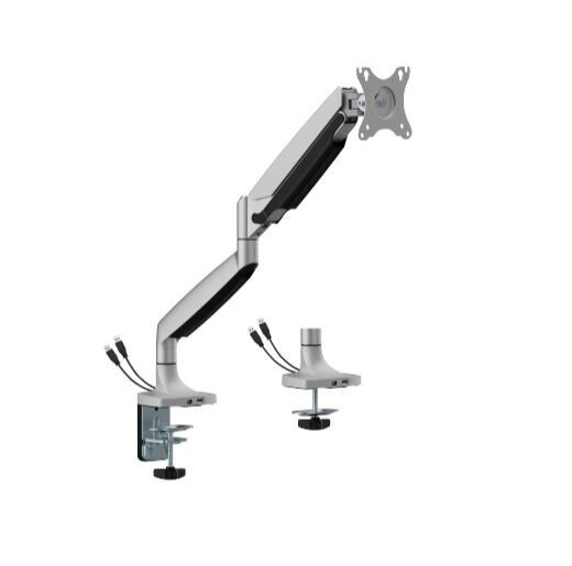 BrateckLDT82-C012UCE SINGLE SCREEN HEAVY-DUTY MECHANICAL SPRING MONITOR ARM WITH
