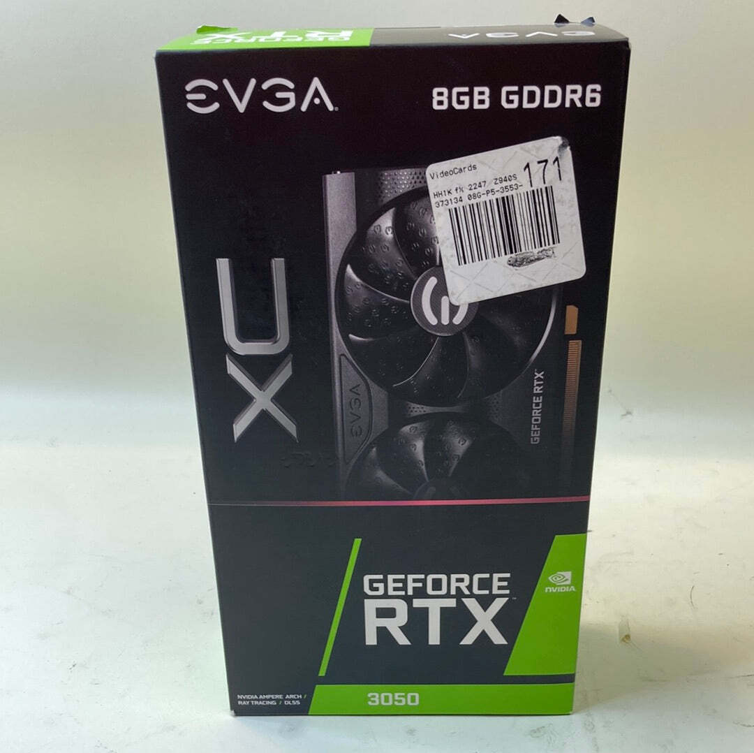 New EVGA GeForce RTX 3050 8GB GDDR6 Graphics Card 08G-P5-3553-KR