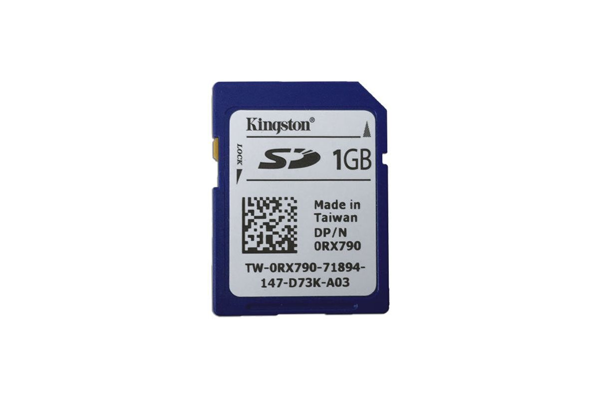 Dell Kingston 1GB Flash SD Memory Card Dual Module RX790 0RX790 CN-RX790