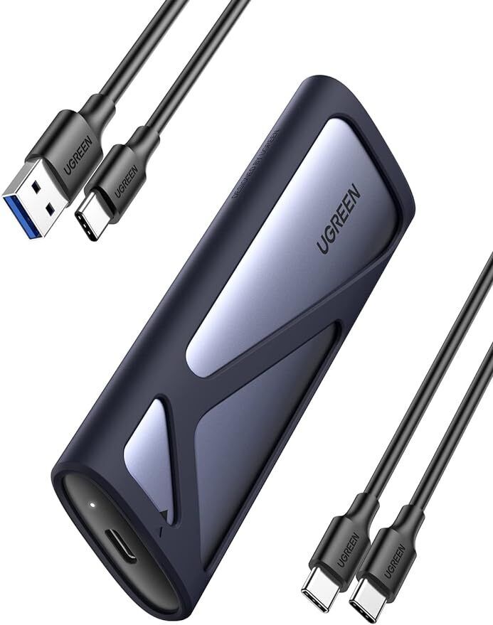 UGREEN M.2 NVMe SSD Case Enclosure Dual Protocol NVMe SATA USB 3.1 Gen2 10 Gbps