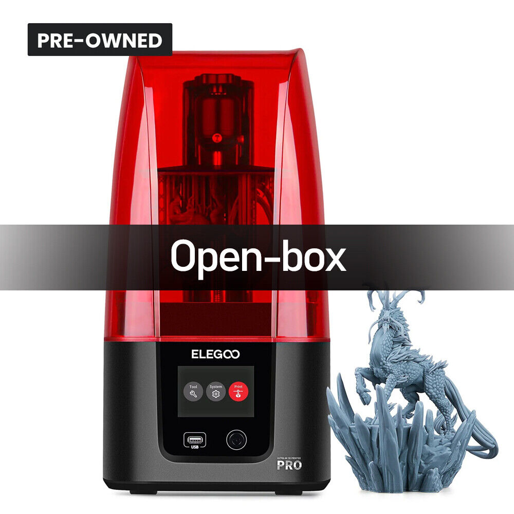 【PRE-OWNED OPEN-BOX】ELEGOO Mars 3 Pro MSLA 6.6 4K Mono LCD Resin 3D Printer