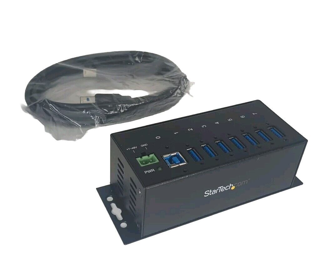 StarTech ST7300USBME 7 Port Industrial USB 3.0 Hub  with ESD Protection