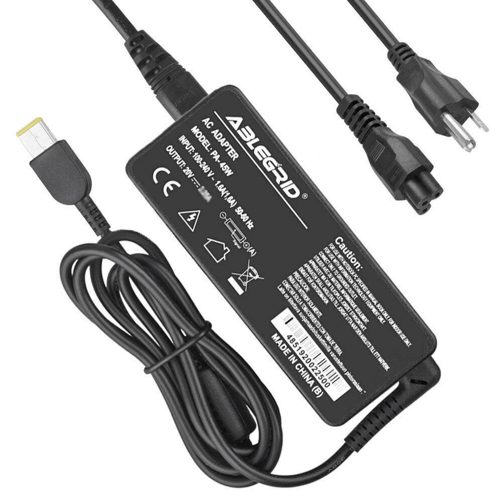 90W 20V 4.5V AC Adapter Power Charger For Lenovo Thinkpad W550S P50S P40 YOGA