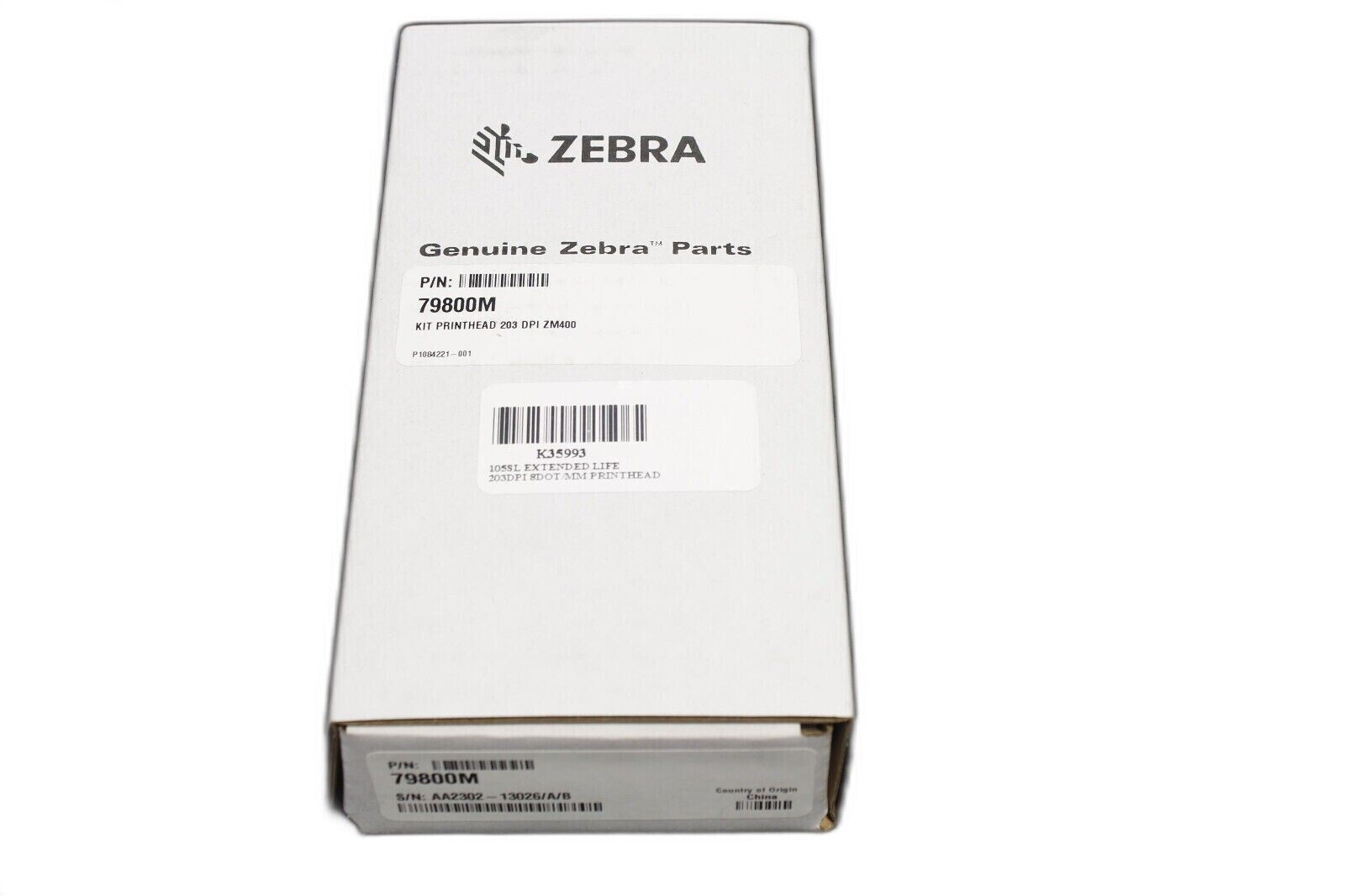 NEW Genuine ZEBRA Printhead ZM400 Barcode Label Printer 203dpi 79800M