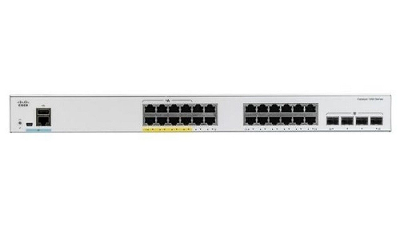 New Sealed Cisco C1000-24T-4X-L 24 Ports Managed Switch