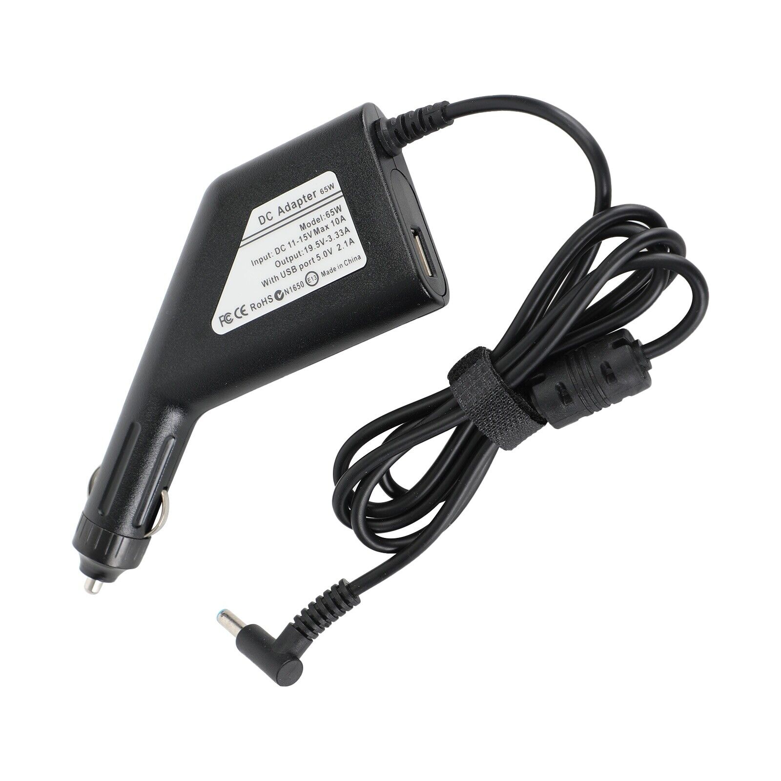 65W Laptop Car Charger Power Supply DC Adapter Universal for HP 19.5V 3.33A