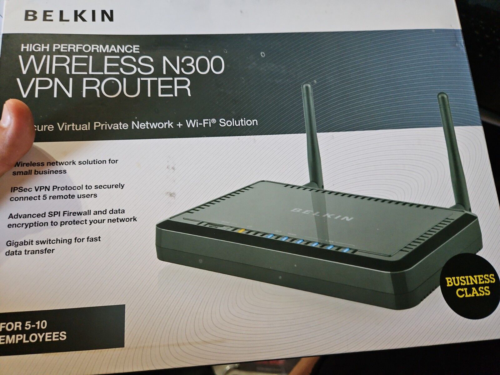 Brand New Belkin F9K1004 High Performance Wireless N300 VPN Router
