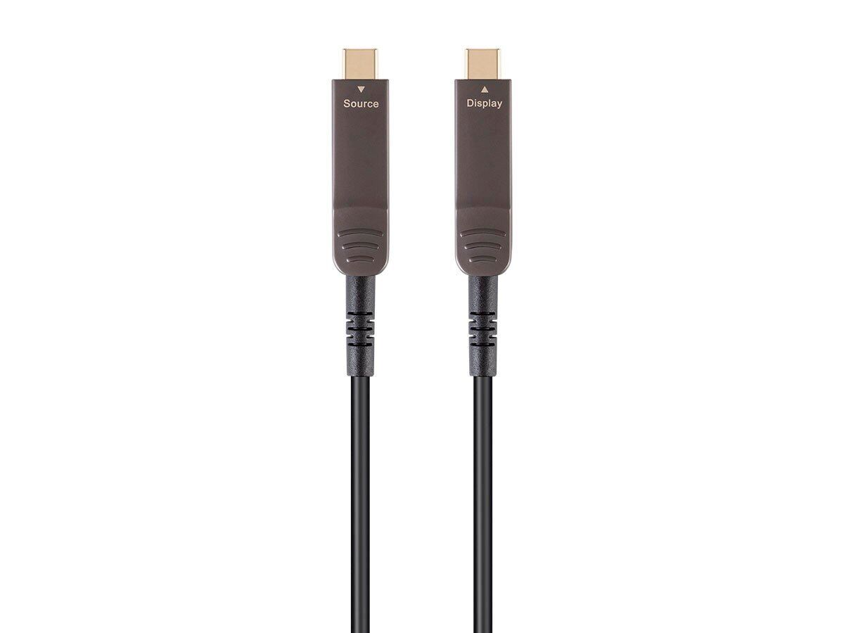 Monoprice USB 3.1 Type-C to Type-C Video Cable - 30ft, 4K@60Hz, Fiber Optic, AOC