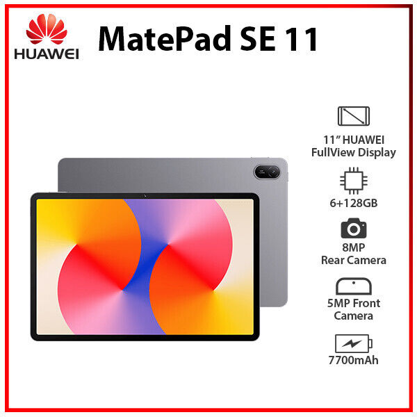 NEW Huawei MatePad SE 11” 6GB+128GB 8MP Octa Core HarmonyOS PC Tablet (Wi-Fi)