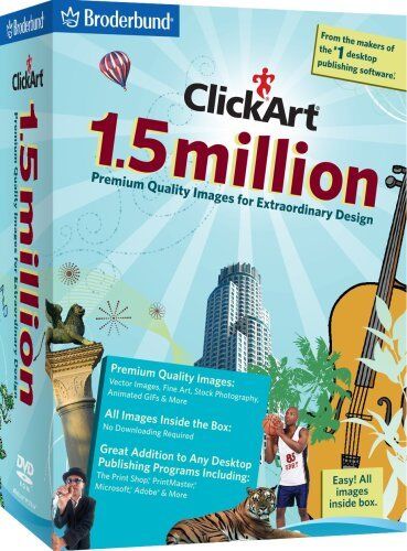 Clickart 1.5 million (for PC) *New,Sealed*