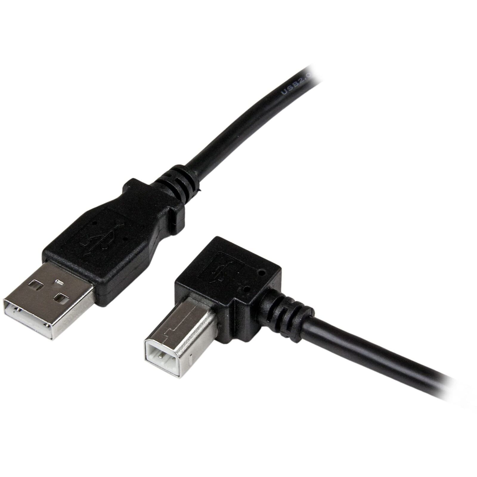 StarTech.com 3m USB 2.0 A to Right Angle B Cable Cord - 3 m USB Printer Cable - 