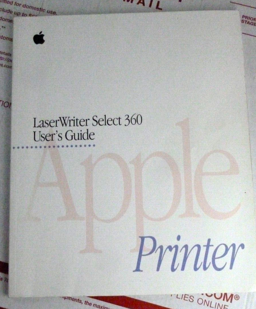 Apple Printer LaserWriter LS User\'s Guide Owner\'s Manual Laser Writer