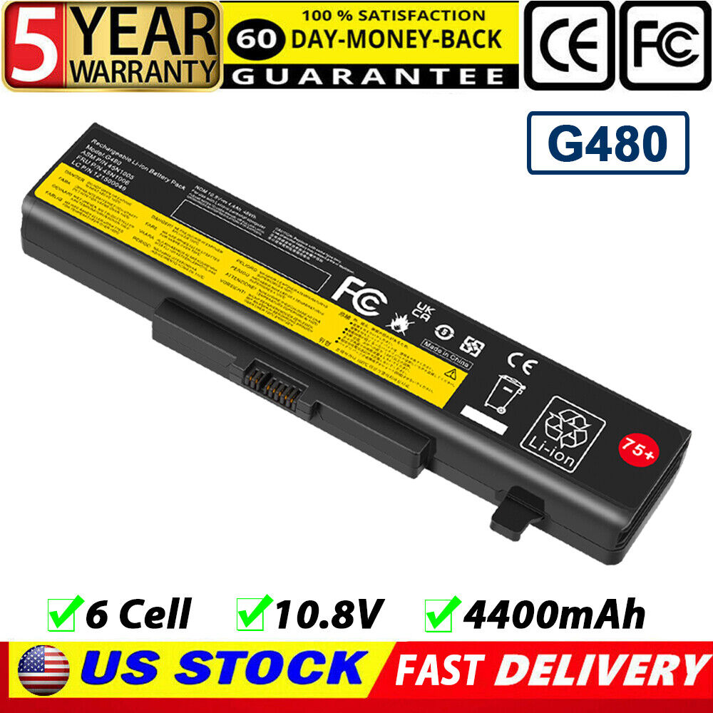 Battery for Lenovo G480 G485 G580 G580A G585 L116Y01 L11S6F01 L11S6Y01 45N1048