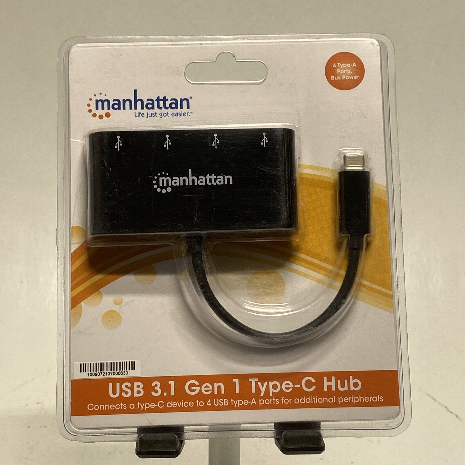 Manhattan USB 3.1 Gen 1 Type-C Hub 4 Type-A USB ports ICI162746