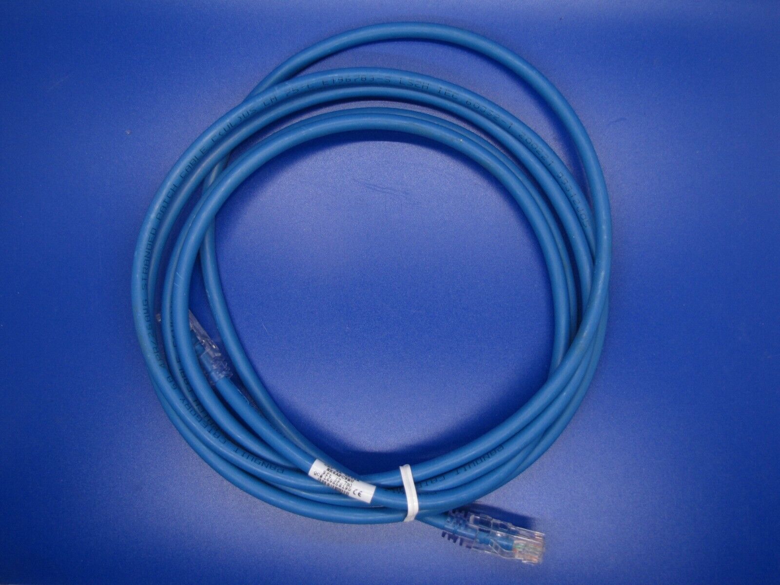 Panduit NetKey CAT 6A 9 feet Blue Ethernet UTP Patch cable 26AWG T56B NK6APC9BU