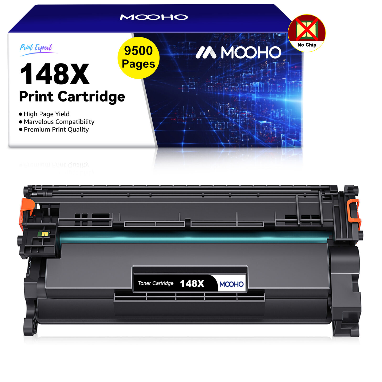 1Pc W1480X 148X Toner Cartridge Compatible with HP 4001dw MFP 4101fdw No Chip