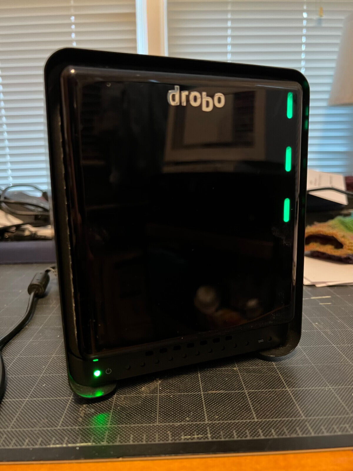 Drobo 5N NAS  5-bay network storage with 18TB and 256 mSATA. Works perfectly