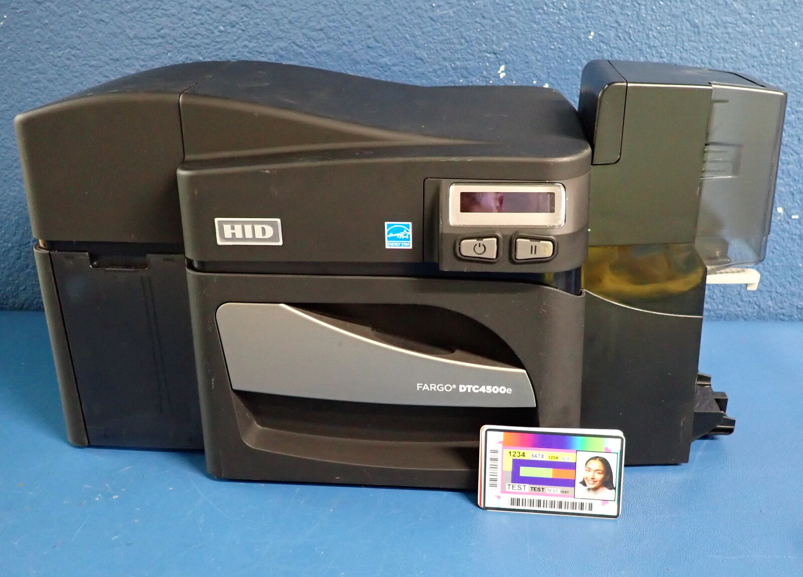 HID Fargo DTC4500e Color ID Card Printer | 1,817 Total Cards Printed