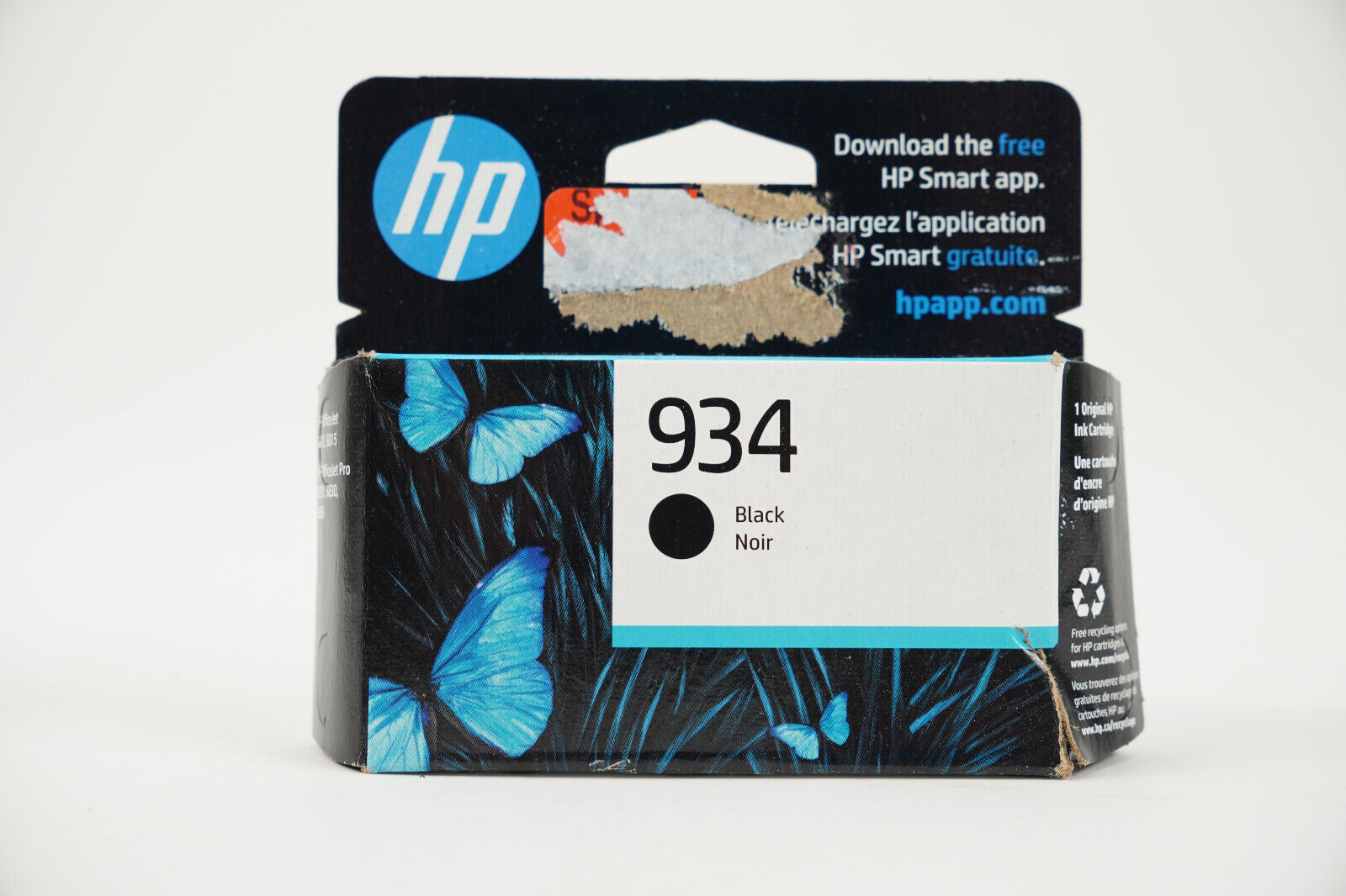 New Genuine HP 934 Black Ink Cartridge C2P19AN Factory Sealed EXP 04/2024