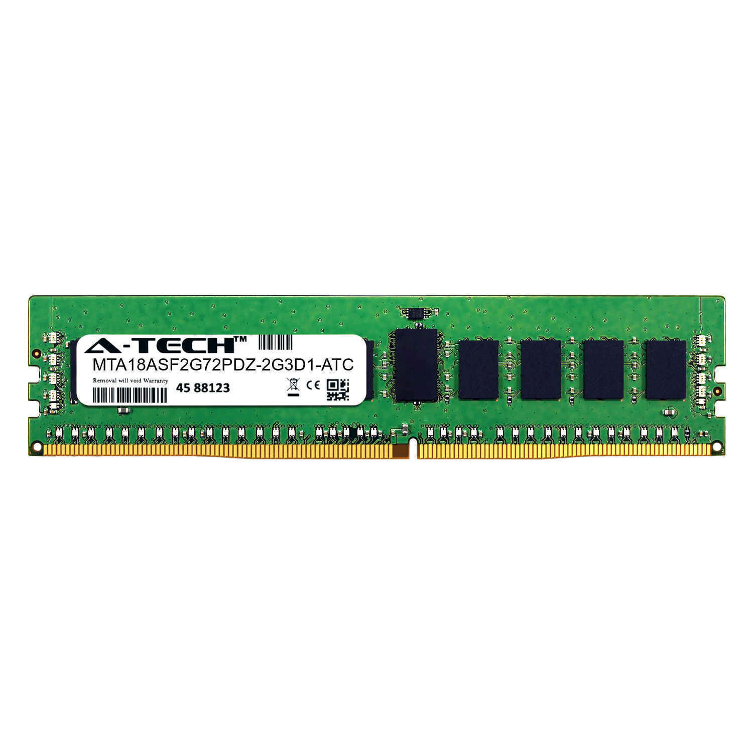 16GB PC4-19200 RDIMM (Micron MTA18ASF2G72PDZ-2G3D1 Equivalent) Server Memory RAM