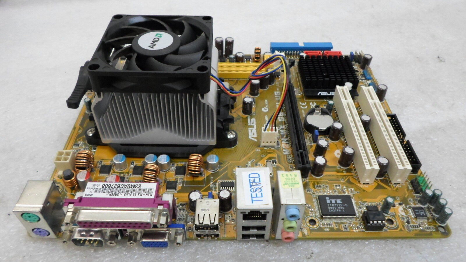 ASUS M2N-MX SE PLUS Motherboard w/ AMD Athlon 64 X2 & AV-Z7LH007001-4407 TESTED