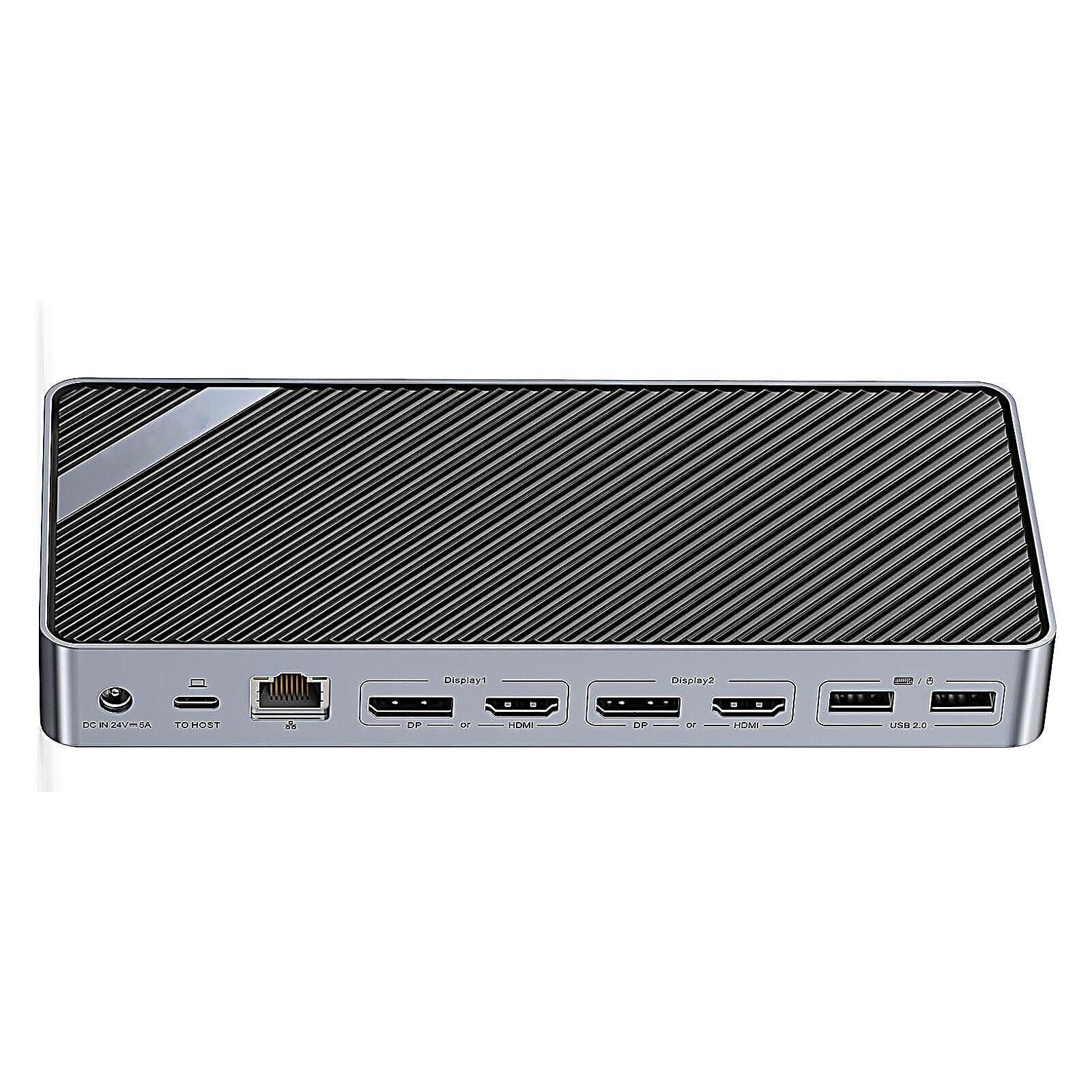 Docking Station 2 Monitor with 120W Power, 15W Charge, 2xHDM/Display Port-✨16