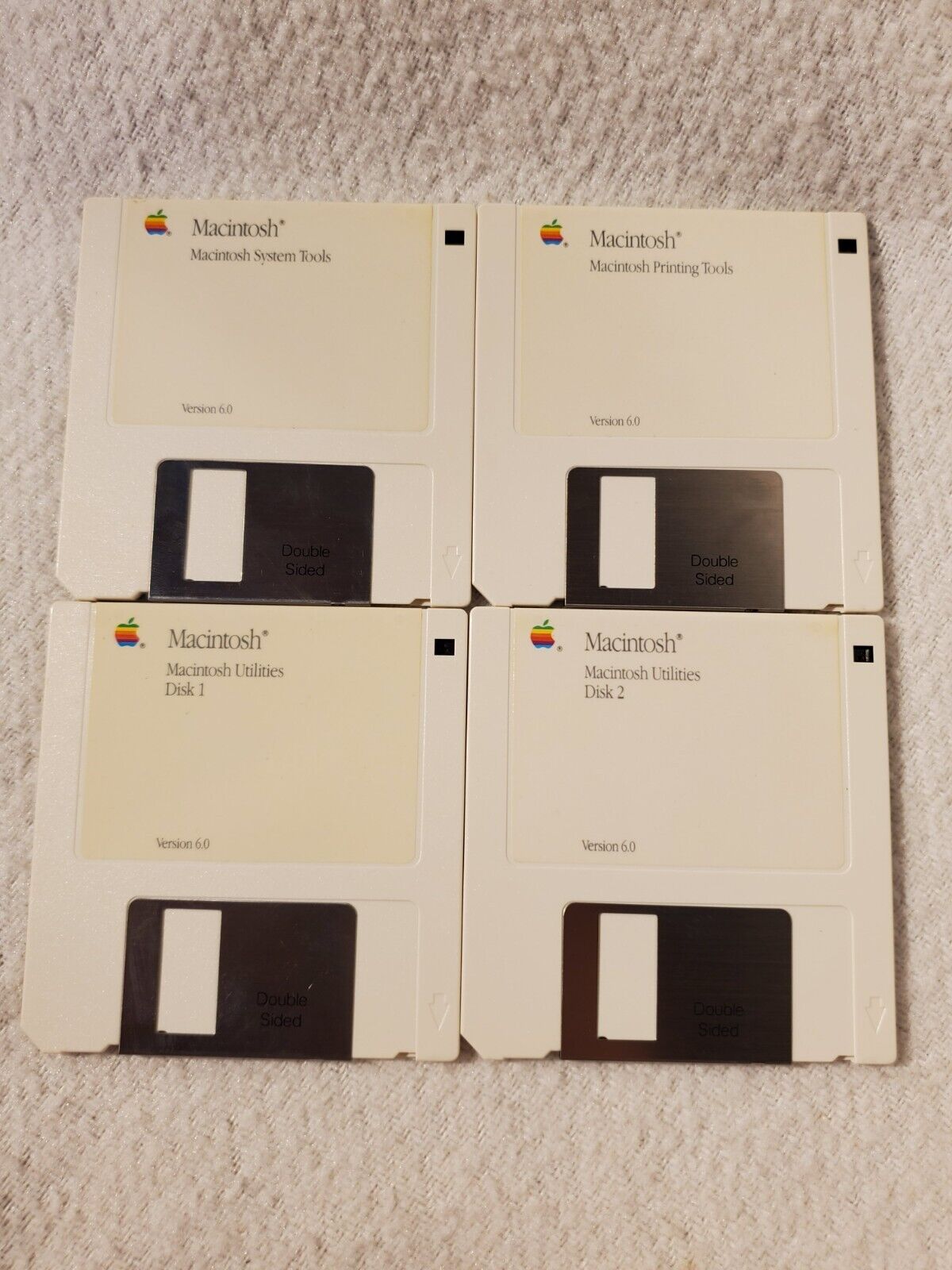 Vintage 1988 Apple Computer Macintosh Version 6.0 Macintosh System Tools Disks