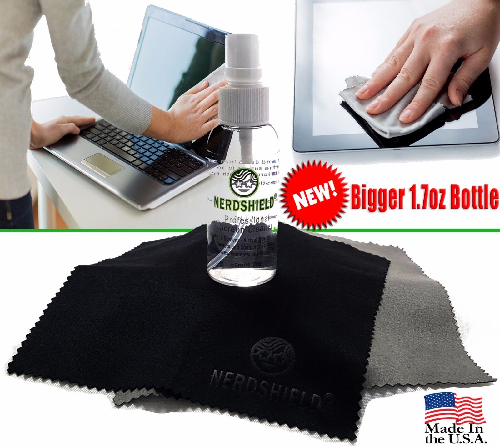 3 in 1 Professional Screen Cleaner for Notebook and Laptop Screens