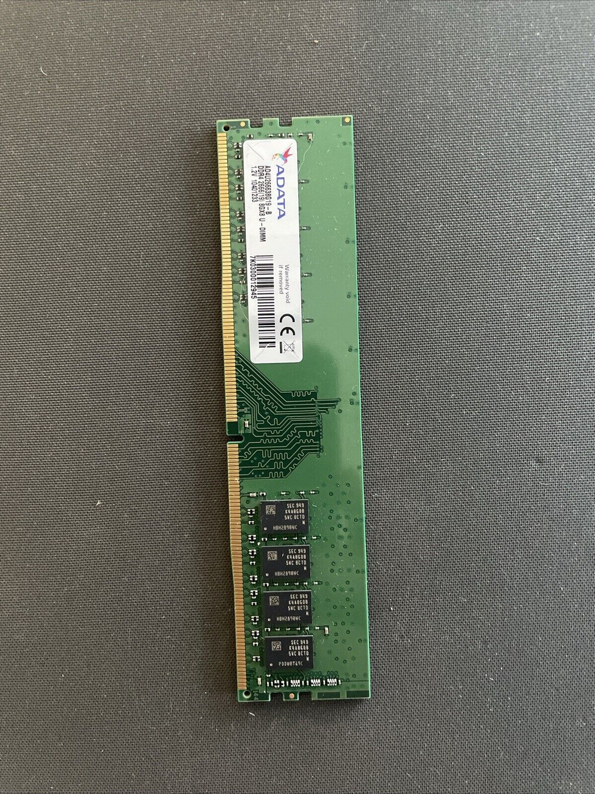 ADATA Premier 8GB (1 x 8GB) DDR4 2666 MHz Desktop Memory AD4U266638G19-B