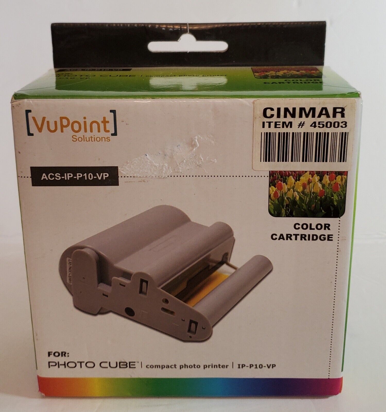 VuPoint Solutions ACS-IP-P10-VP Color Cartridge for Photo Cube NIB NEW