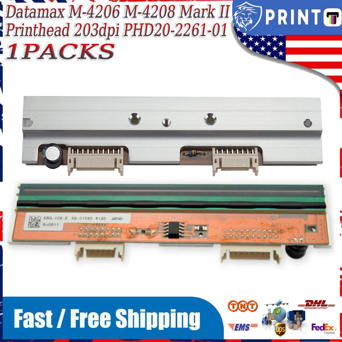 PHD20-2261-01 Printhead for Datamax M-4206 M-4208 Mark II Thermal Printer 203dpi