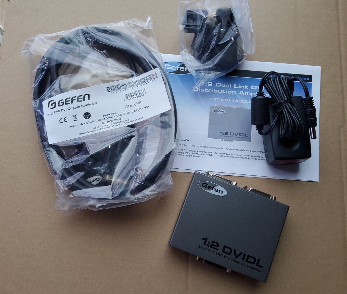  EXT-DVI-142DLN Gefen 1:2 Dual Link DVI Distribution Amplifier
