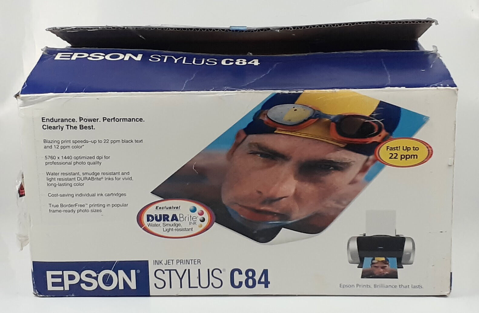 Epson Stylus C84 Inkjet Photo Printer Up To 22ppm Printing Tested Working *READ*