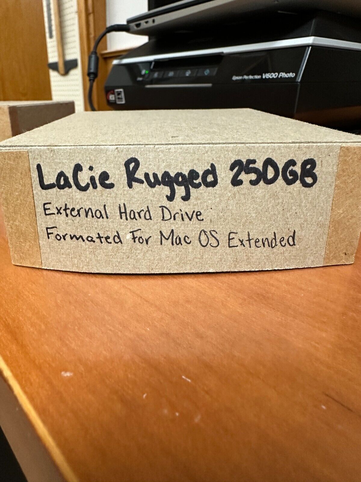 LACIE Rugged 250GB External Hard Drive USB