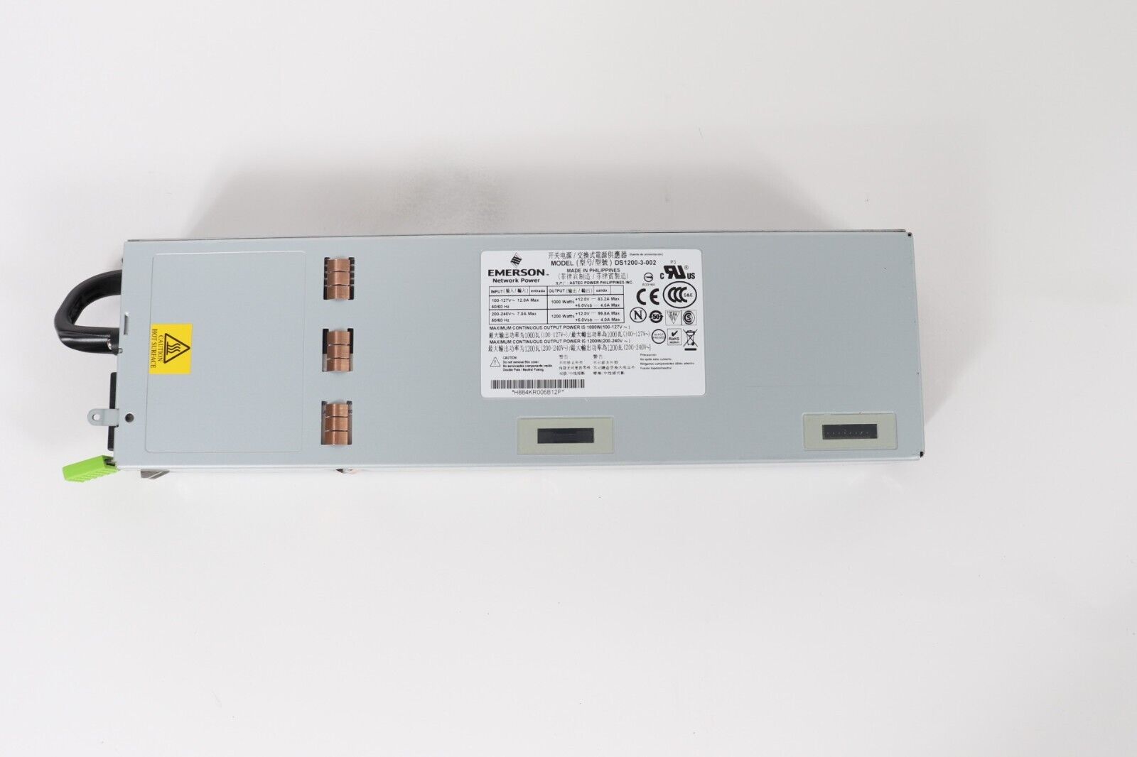 EMERSON DS1200-3-002 Network Power Supply 1200W