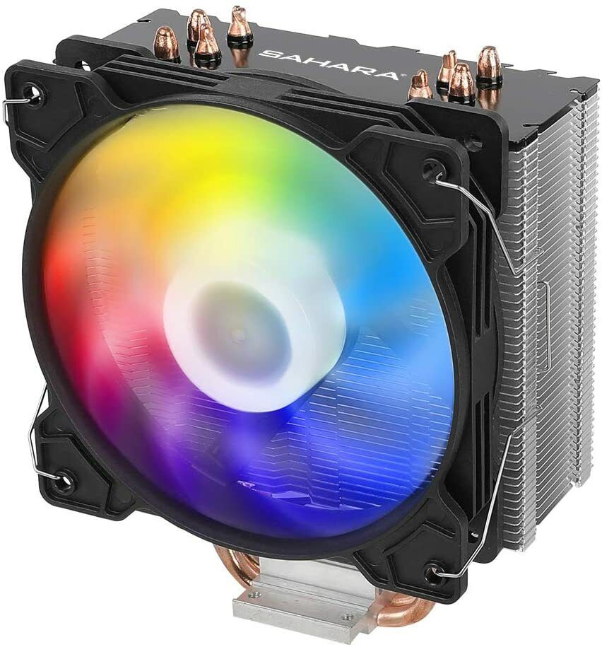 🔥 Sahara SR-03 CPU Air Cooler Fans 12cm PC Computer CPU Fan,Case Fan 120mm 🔥