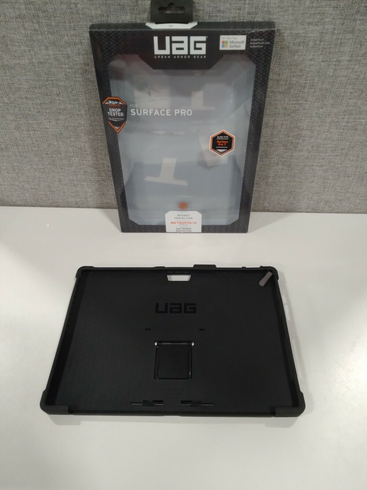 NEW URBAN ARMOR GEAR UAGSFPRO4BLKVP Case for Microsoft Surface Pro - Black