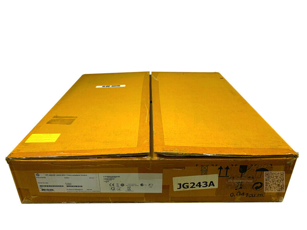 JG243A I Open Box HP 5820X-24XG-SFP+ TAA-Compliant Switch