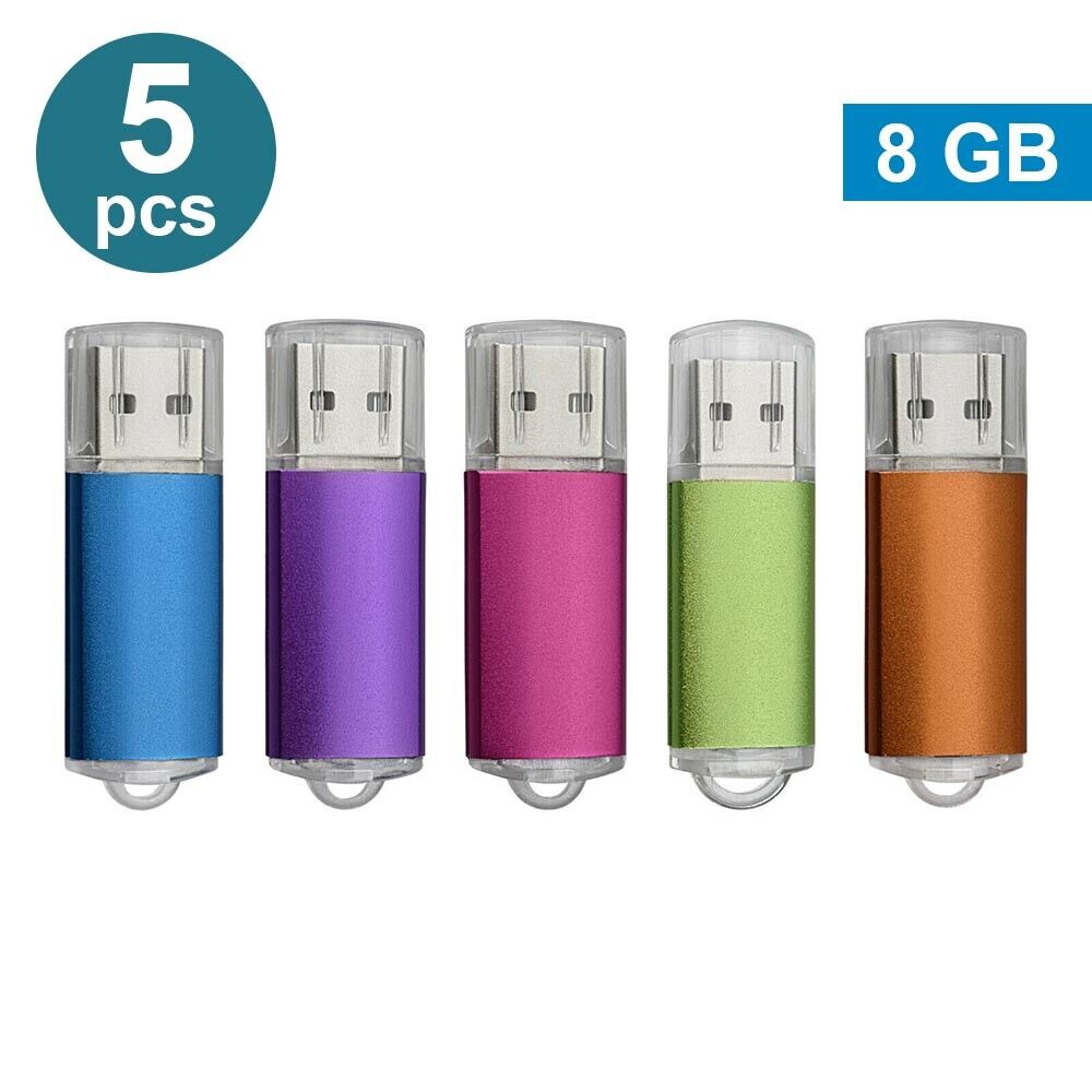 Kootion Colorful 1g 2g 4g 8g 16g 32g USB 2.0 Flash Drives Memory Stick 5/10 Lot