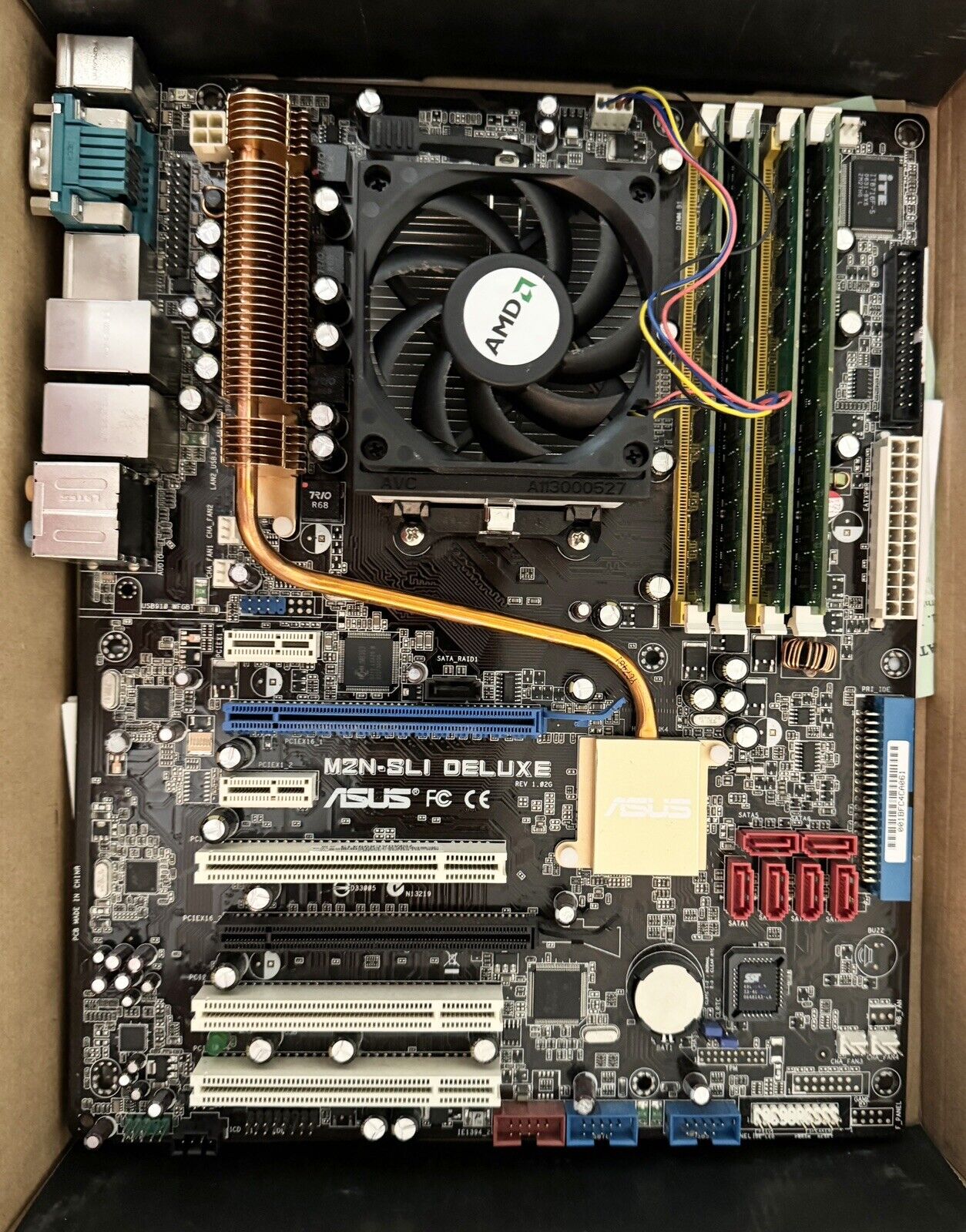 ASUS M2N-SLI Deluxe With AMD 5600+ And 8gig RAM