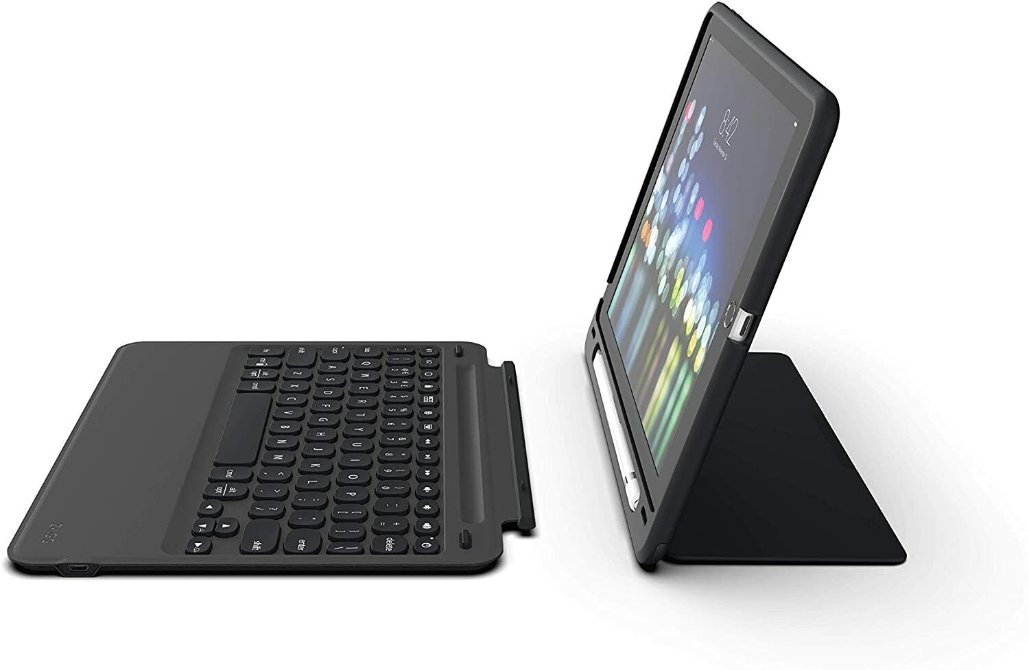 Zagg Keyboard Case for iPad 9.7 inch 6th Generation 2018 Slim Wireless - Black